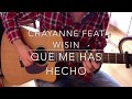 Chayanne feat Wisin Que me has hecho guitarra tutorial