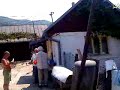 Farmer singing in Romania