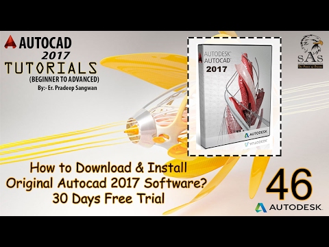 Install Autocad 2017 Software