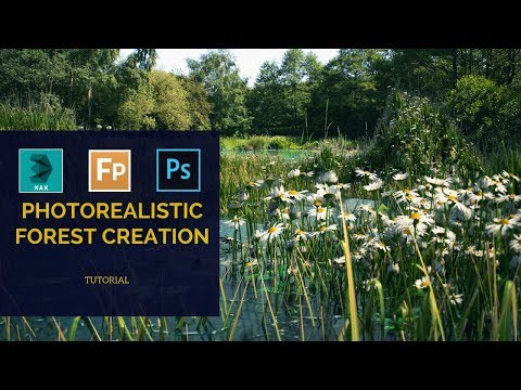 How To Create Photorealistic Forest | 3Ds Max | Itoo Forest Pack