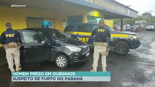 Homem preso em Ourinhos suspeito de furto no Paraná