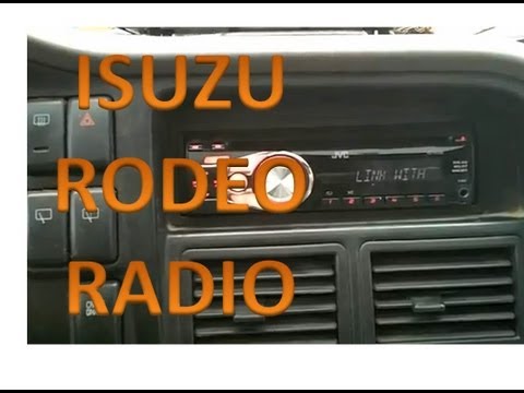 Isuzu Rodeo Radio Installation