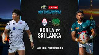 LIVE: Korea vs Sri Lanka | Asia Rugby Emirates Men’s Championship 2026