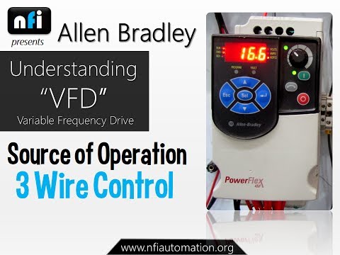 how to control vfd using plc
