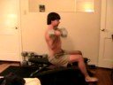 Sitting Curl to Overhead Press 35lbs 2ndxpr 18x