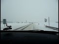 BMW X5 in snow-full roads