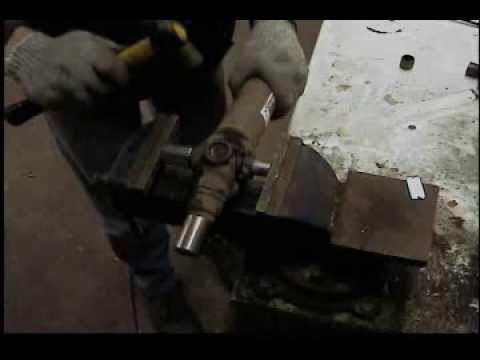 Universal joint replacement w/ a vise, Jeep Wrangler TJ