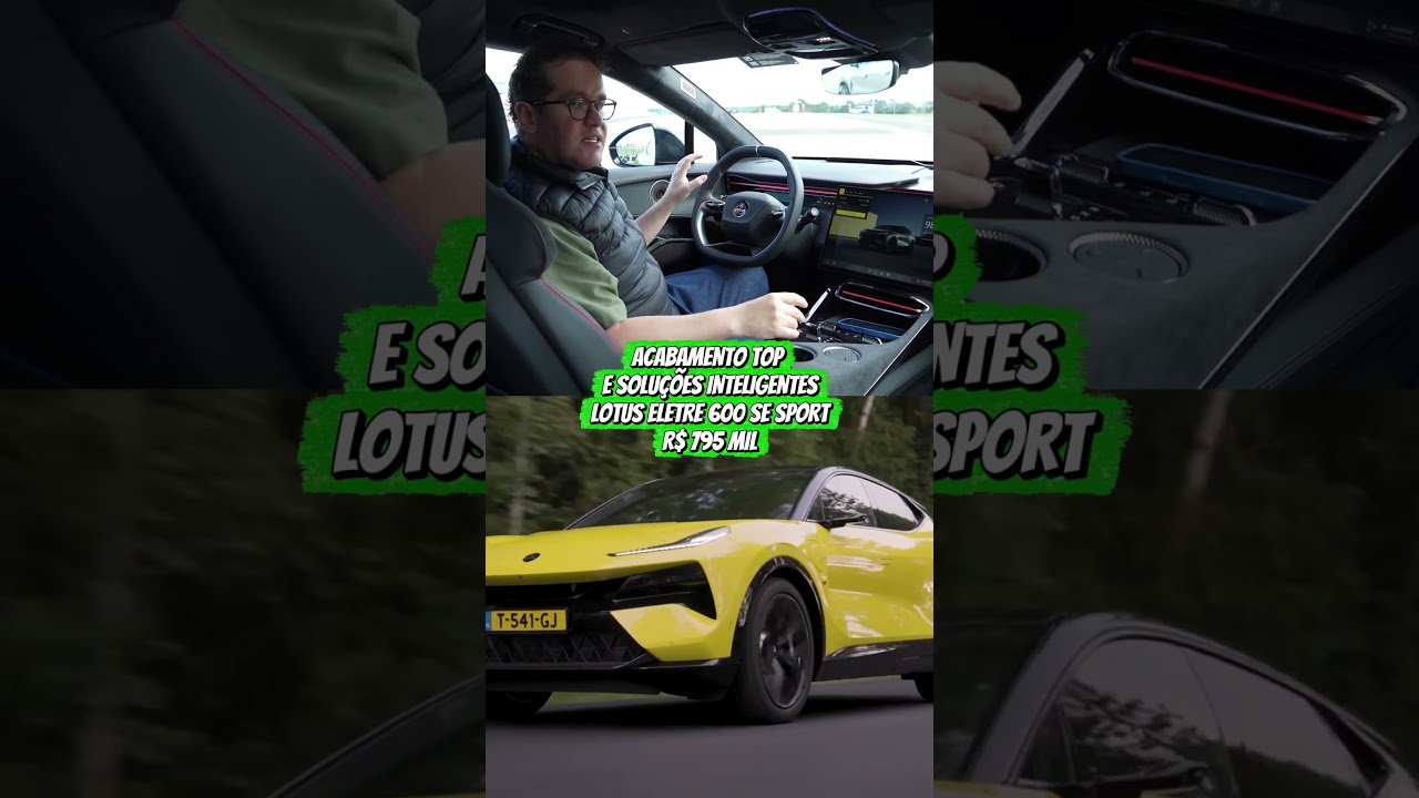 SUV DE R$ 795 MIL: O que o Lotus Eletre 600 oferece no interior? 🚗🔋