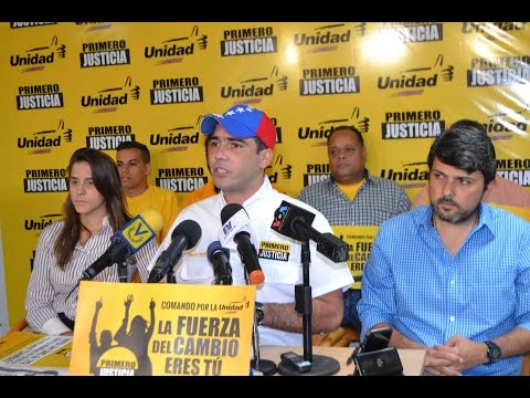 Edinson Ferrer: Primero Justicia pone a la orden de la Unidad su plan de acción de Calle