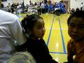 Little striver fans at the 08' Volleyball championships Mountain village Alaska.