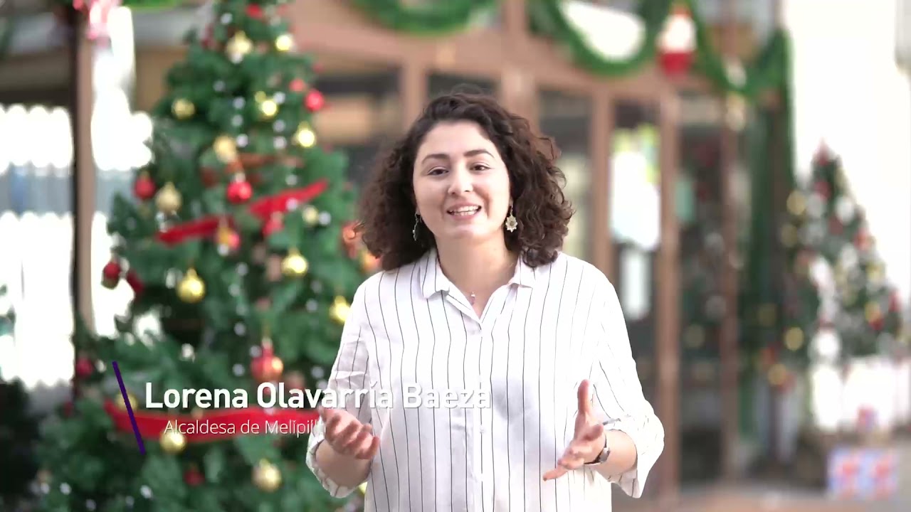 Saludo de  Navidad Alcaldesa Lorena Olavarría