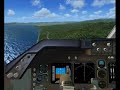 KLM 747 landing in (RJCH)Hakodate (japan)