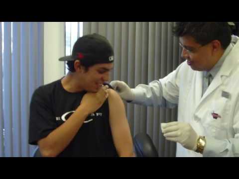 how to administer a flu shot