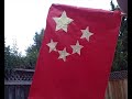 Burning China Flag