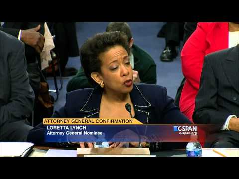 Opening Statement from Attorney General Nominee Loretta Lynch (C-SPAN)