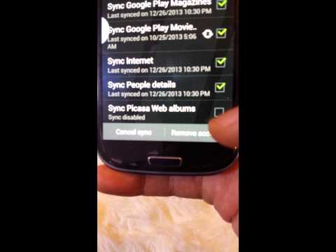 how to sync email on galaxy s3
