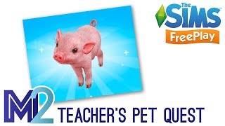 Sims FreePlay - Teachers Pet Quest (Tutorial &