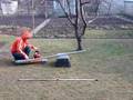 Potato cannon ! Damage video
