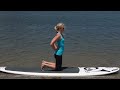 Click here to watch this video Stand Up Paddle Yoga Camel Pose