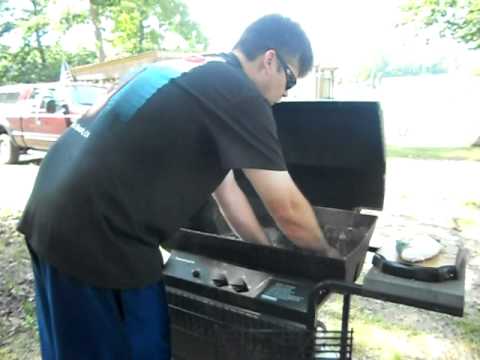 how to unclog bbq burners