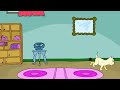 As Pussy Sat upon - English Cartoon Nursery Rhymes