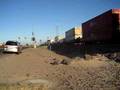 BNSF #5188 leads a N/B through Atwater,CA with a big wave