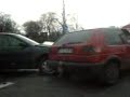 Wypadek na skrzyżowaniu ulic Gdańskiej i Kossaka w Lęborku