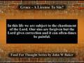 GRACE - A License To Sin?