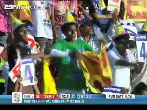 Kumar Sangakkara 4, 4, 4 vs Sami, 1st T20, 2012