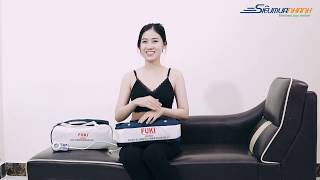 Máy massage bụng FUKI Nhật Bản FK90 Vải Dù dòng cao cấp (xanh đen)