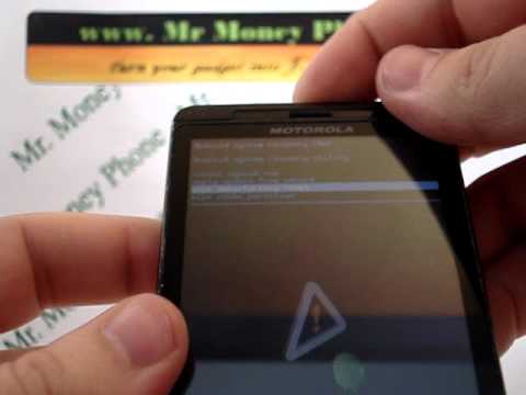 how to open droid x battery cover