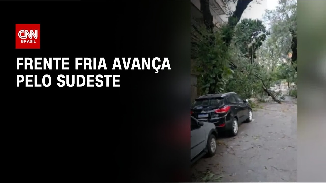 Previsão do tempo: frente fria avança pelo Sudeste | CNN NOVO DIA