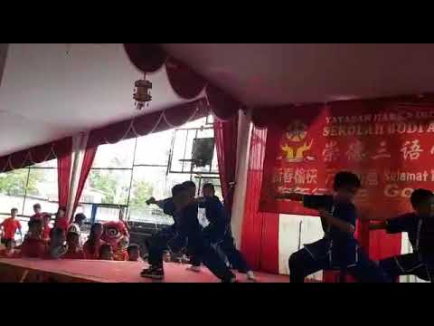 Wushu di sekolah Budi Agung