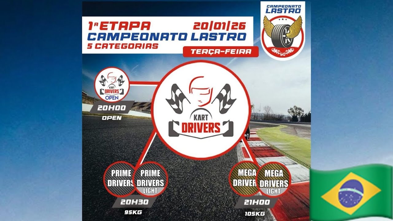 Ao Vivo - Kart Drivers - 20/01/2025