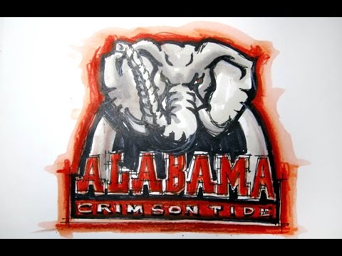 how to draw ncaa logos