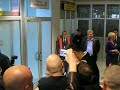 MILORAD CAVIC'S ARRIVAL AT BELGRADE AIRPORT