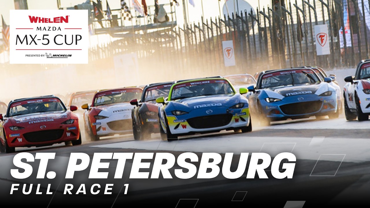 2026 IMSA Whelen Mazda MX-5 Cup at Streets of St. Petersburg | Race 1 | Florida