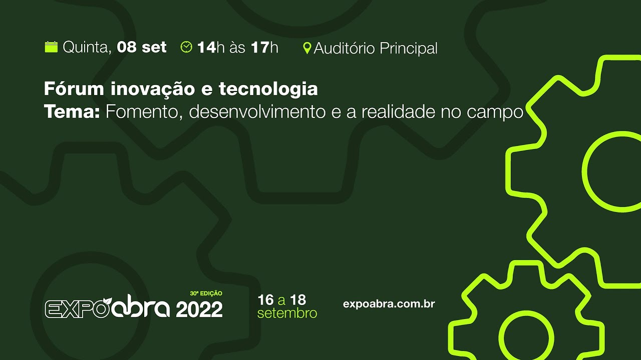 Fórum inovação e tecnologia.