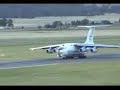 Ilyushin Il-76 using allll the runway Ilyushin Il-76 using allll the runway