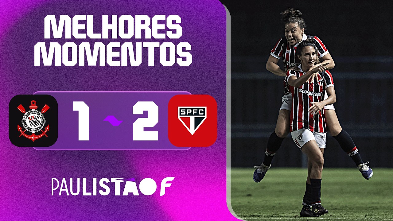 CORINTHIANS 1 X 2 SÃO PAULO| MELHORES MOMENTOS | 1ª RODADA | PAULISTÃO F 2026