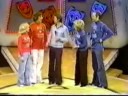 showoffs was a goodson-todman game show that aired on the abc television network for six months in 1975 from june 30 through december 26, with bobby van as the host and gene wood as the announcer. the original host was to be larry blyden, but he died in a car crash in between the filming of the pilot and the first week of shows. showoffs was later revived on cbs under the name body language, with tom kennedy as the host.

two teams (the red & blue) of three players (consisting of two celebrities & one civilian contestant, with each member wearing a sweater of the corresponding team color) competed in a game of charades. because the team colors were indistinguishable on black and white television sets (which were still commonplace at this point in time), the words 