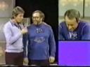 showoffs was a goodson-todman game show that aired on the abc television network for six months in 1975 from june 30 through december 26, with bobby van as the host and gene wood as the announcer. the original host was to be larry blyden, but he died in a car crash in between the filming of the pilot and the first week of shows. showoffs was later revived on cbs under the name body language, with tom kennedy as the host.

two teams (the red & blue) of three players (consisting of two celebrities & one civilian contestant, with each member wearing a sweater of the corresponding team color) competed in a game of charades. because the team colors were indistinguishable on black and white television sets (which were still commonplace at this point in time), the words 