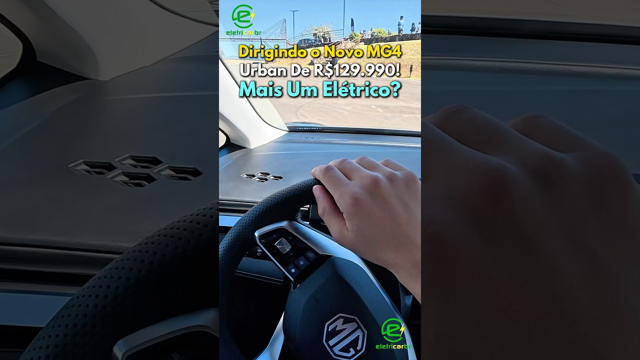 Dirigindo o Novo MG4 Urban de R$129.990! Mais um elétrico?⚡