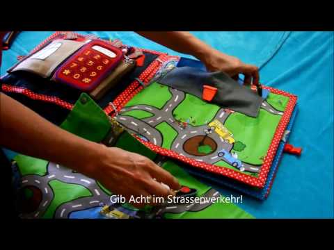 Spielebuch Quiet Book Teil1/2  für Kinder ab 2 bis 6 Jahre