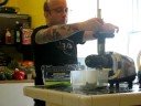 Juicing Wheatgrass and Ginger