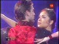 Juan Pablo Matulic y Francini Amaral en el Ensayo, presentacion y notas del ritmo de el PASO DOBLE en EL BAILE de Tvn. Juan Pablo Matulic y Francini AmaralGentileza de ROJOADICTOS.