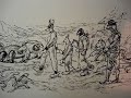pen and nib, india ink drawing part 64
