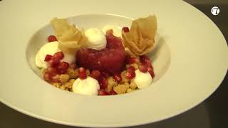Granatapfel Vanille Crumble Granatapfel Vanille Crumble