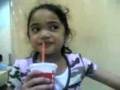 JOana eating at SM FoodCourt