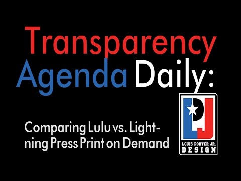 OnDemandBooks - Comparing Lulu vs. Lightning Press Print on Demand Books.